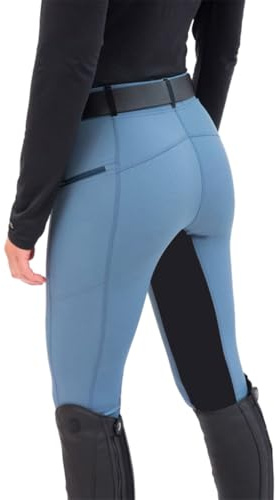 Wdfnexalai Atmungsaktive Reithose, farbechte und weiche Textur für hautfreundliche Erfahrung, hohe Elastizität, Polyester, flexibel