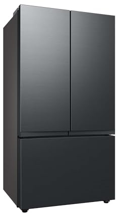 Samsung RF24BB620EB1EF French-Door-Kühlschrank mit Gefrierfach, 177,8 cm, 674 l, SmartThings AI Energy Mode, Autofill Water Pitcher, Dual Ice Maker, Premium Black Steel