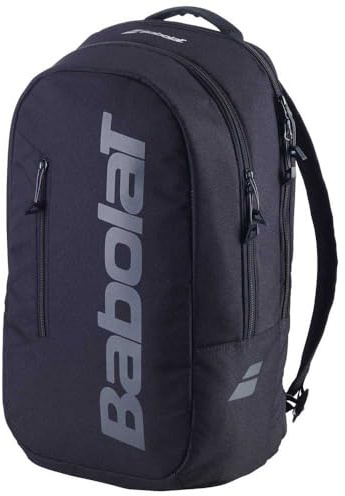 Babolat, Padel-Tasche Modell Cross Court, Einheitsgröße, Schwarz, Fassungsvermögen 20 Liter, Schlägerfach, Zubehörfach, Praktisch und Organisiert, für 1 Schläger