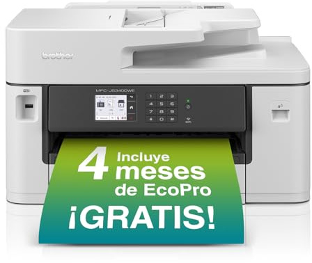 Brother MFC-J5340DWE EcoPro 4-in-1 Farbtintenstrahl-Multifunktionsgerät Drucker, Scanner, Kopierer, Fax 250 Blatt Papierkassette