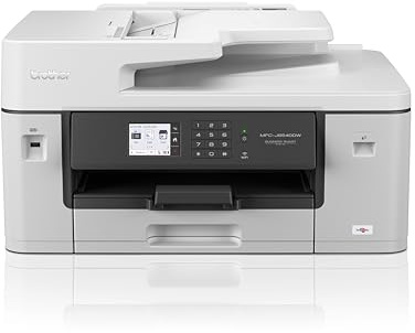 Brother MFC-J6540DWE EcoPro DIN A3 4-in-1 Farbtintenstrahl-Multifunktionsgerät (250 Blatt Papierkassette, Drucker, Scanner, Kopierer, Fax), Mittel