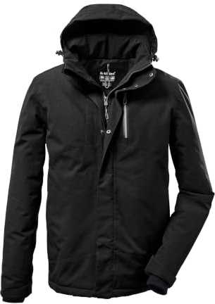 killtec Herren Funktionsjacke mit abzippbarer Kapuze KOW 161 MN JCKT, schwarz, XL, 37589-000