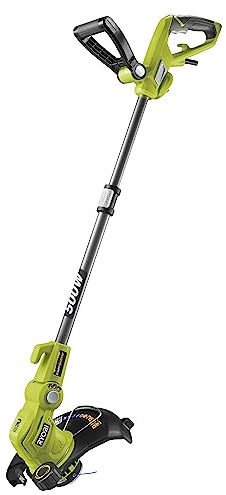 RYOBI 500W Elektro-Rasentrimmer RLT5127 (27 cm Schnittbreite, Teleskopierbarer Stiel und ergonomischer, Verstellbarer Zweithandgriff für eine komfortable Arbeitshaltung)