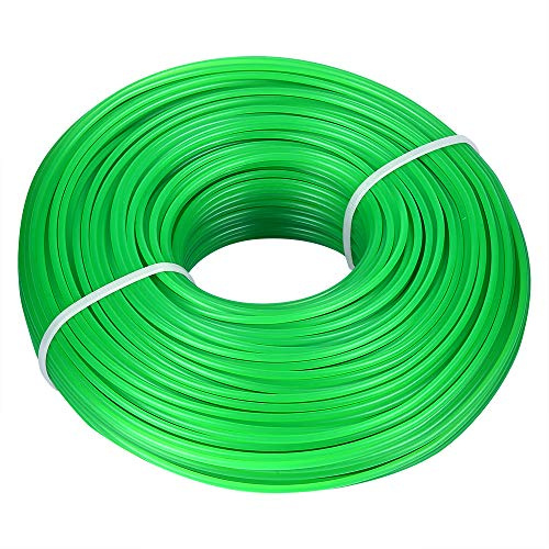 FEPITO Mähfaden Trimmerfaden 2,0 mm x 100 m rund Rasentrimmer Freischneider Fäden