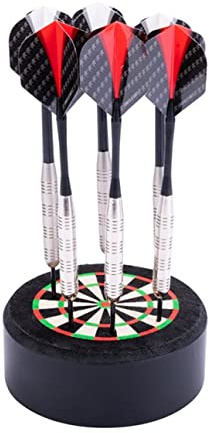 Engelhart - Sisal Dartscheibenhalter - Mini Zielscheibe - Dart Dock - Zubehör für Dartspiele