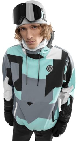 SIROKO - Snowboardjacke W1 Ushuaia - XL - Türkis/Grau