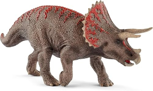 SCHLEICH Dinosaurs | Triceratops 15000 | detailgetreuer Dino | Dinosaurier Spielzeug zum Sammeln | tolles Geschenk für Mädchen und Jungen | Dino Spielzeug ab 3 Jahre | 21 x 5 x 10 cm