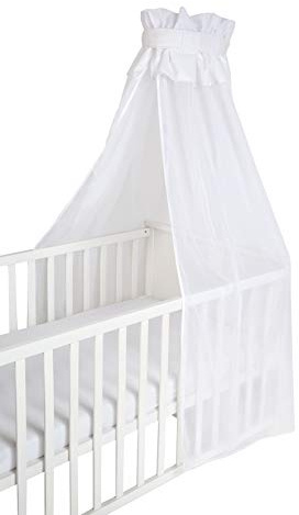 roba Babybett Himmel, weiß, aus 16% Baumwolle, 84% PES, (HxBxT) 160 x 250 x 0,5