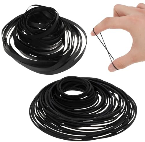 100 Stück Mix Kassettenband Cassette Tape Gummi Riemenscheibe Antriebsriemen Belt Universal Flach Recorder Tape für DVD CD Kassettenrekorder Laufwerk 40-135mm