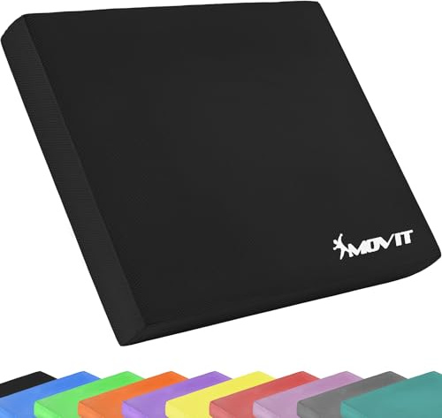 MOVIT® Balance Pad 50 x 40 x 6 cm, TPE, rutschfest, 10 Farben | TPE-Wackelkissen mit Waffelstruktur für Balance, Koordination, Yoga, Pilates, Core- und Reha-Training, hautverträglich