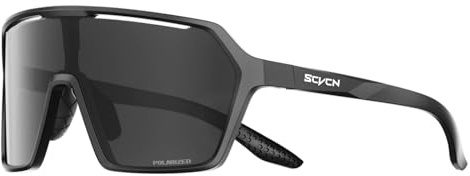 SCVCN Polarisierte Baseball Sonnenbrille für Männer und Frauen, umlaufende Sport Sonnenbrille