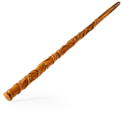 Wizarding World Harry Potter - Leuchtzauberstab von Hermine Granger mit Patronus-Projektion,, ca. 33 cm, Spielzeug für Kinder ab 6 Jahren, Fanartikel