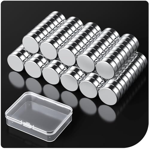 100 Stück Magnete Stark,8X3mm Mini Neodym Magnete für Magnettafel, Kleine Kühlschrank Magneten Starker Halt,Mini Rund Magneten für Whiteboard, Handwerk