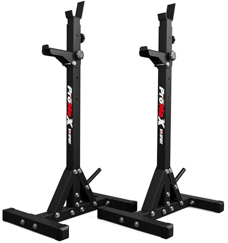 K-Sport: Squat Rack I verstärkte Langhantelablage bis 250 kg belastbar I Hantelablage zum effektiven Muskeltraining I höhenverstellbarer Hantelständer I hantelablage für home gym