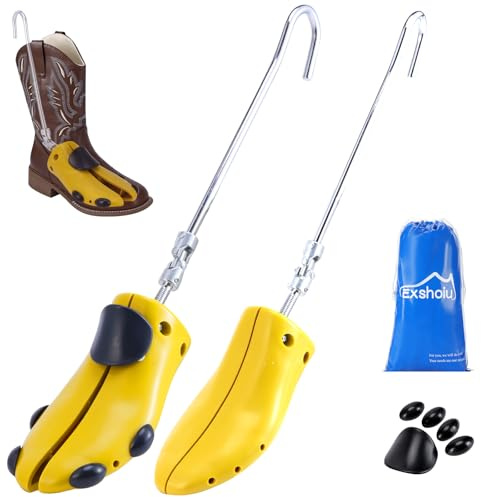 Exshoiu Schuhspanner, Schuhdehner für Stiefel, Stiefeldehner für Füße, Ein Paar Verstellbare Schuhdehner Schuhweiter Stiefeletten Herren und Damen