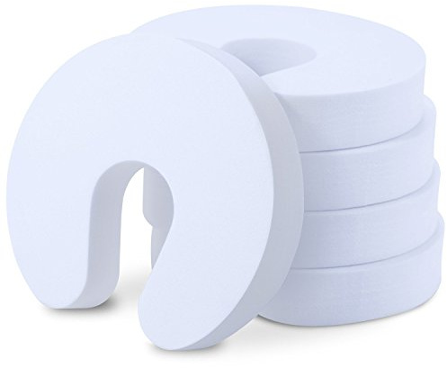 Offgridtec 5er-Set Türstopper-Schaumstoffschutz, Starker NBR-Schaumstoffschutz, Kindersicherheits-Fingerquetschschutz für Türen, Fenster, Schubladen, Einfacher Aufsteck-Türpuffer mit Polsterung