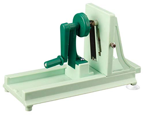 Cabilock Multifunktionale Manuelle Gemüsereibe Trommelförmiger Küchenhelfer Mit Stabilen Saugfüßen Für Effizientes Schneiden Und Reiben Von Karotten Gurken Und Zucchini 10.63X4.72X6.69In