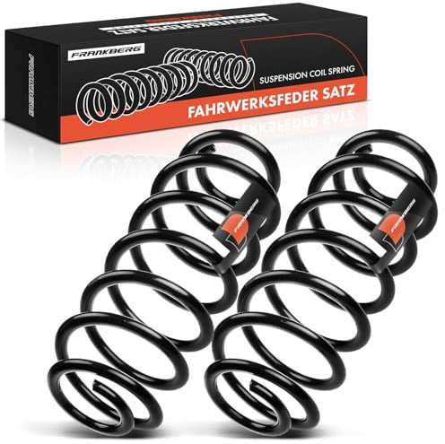 Frankberg 2x Federn Fahrwerksfeder Hinterachse 1K0511115BG | Kompatibel mit Golf VI Variant AJ5, O.c.t.a.v.i.a II Combi 1Z5, J.e.t.t.a III 1K2, Golf Plus 521 5M1, Golf V Variant 1K5