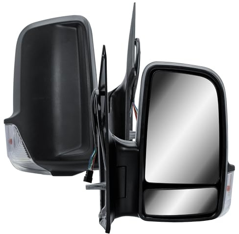 Außenspiegel Spiegel Rechts Beifahrerseite Elektrisch und Beheizbar mit Blinker Für Mercedes Sprinter 906 VW crafter 2006-2018