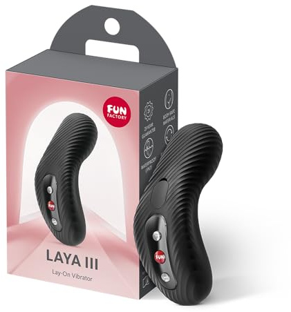 Fun Factory Laya III | Auflegevibrator für Frauen | Klitorisstimulation mit Vibration & Klopfen | 10 Programme | IPX7 wasserdicht | USB-C