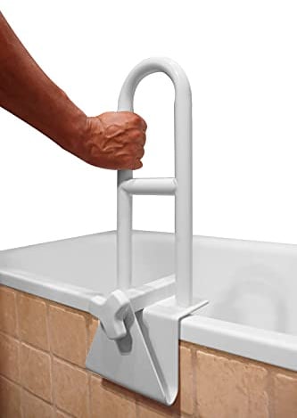 PEPE Mobility - Badewannen Einstiegshilfe Senioren, Haltegriffe Badewanne ≥8 cm, Haltegriff Bad Weiß, Ein und Ausstiegshilfe