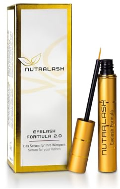 Nutralash Eyelash Formula 2.0 – Wimpernserum für lange Wimpern in nur 6-8 Wochen I Lash Serum I Wimpernserum Wachstum I Serum für Wimpernwachstum/Wimpernverlängerung I Made in Germany I 1ml