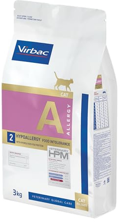 CROQUETTES Chat Veterinary HPM CAT A2 Allergy - VIRBAC 3 kg