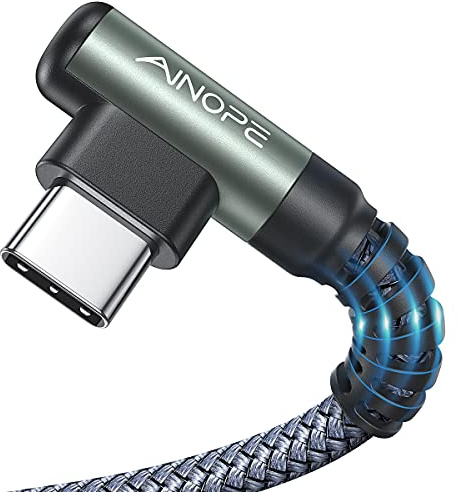 AINOPE USB C Kabel - [2 Stück 2M+2M] 3.1A Ladekabel USB C Nylon Geflochten Schnellladekabel für Samsung S25/S24/S23/S22 Ultra,Pixel 9,Note 10,MacBook Pro/Air,iPad Pro/Air