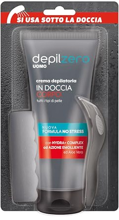 DEPILZERO Uomo Corpo Haarentfernungscreme, 200 ml