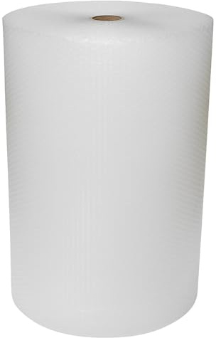 All4All Luftpolsterfolie Verpackungsfolie Stoßschutz Schutzfolie Versandmaterial Noppenfolie Rollenfolie 100cm Breite 90m Länge 1 Rolle