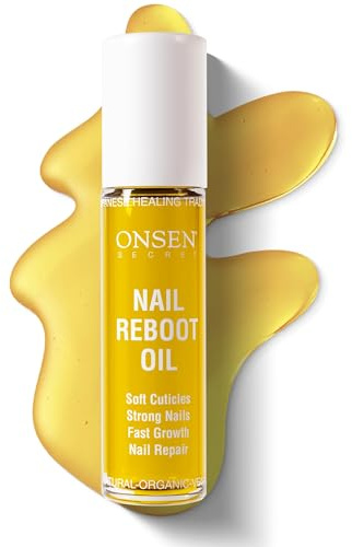 Nagel-Reboot-Öl 10ml von Onsen - Japanische Nagelölbehandlung für Geschädigte Nägel - Natürliche Nagelpflege & Nagelhautreparatur - Sichtbare Ergebnisse für Perfekte Nägel