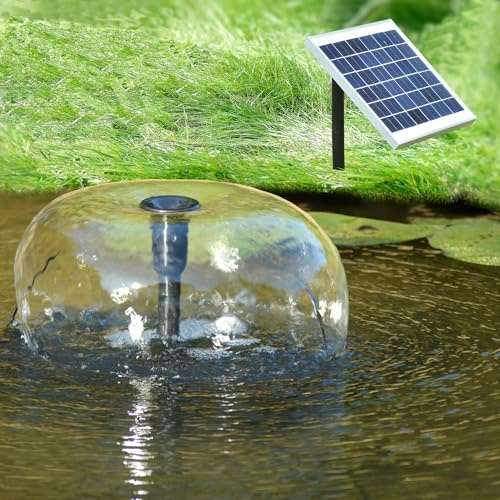SOLAR TEICHPUMPE für GARTENTEICH BACHLAUF Teichpumpen-Set für Garten und TEICH Oasis 1300-1
