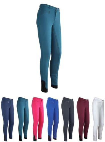 RL24 - Kinder-Reithose Flex Basicline – viele Farben & Größen | Reiterhose für Mädchen & Jungen – Silikon-Vollbesatzreithose – atmungsaktiv & elastisch – Unisex Reitleggings