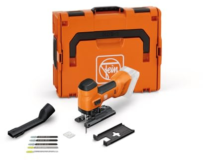 Fein Akku-Stichsäge F-IRON Jig 26 AS (Abmessungen: 250 x 174 x 79 mm, Gewicht: 2,10 g, Akkusäge) 71360561000