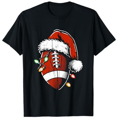 American Football Nikolausmütze – Vintage Weihnachten Sportliebhaber T-Shirt