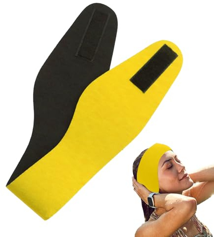 Tuxxjzm Schwimmstirnband | Schwimm-Ohrenbänder, Schutzabdeckung – atmungsaktives Dusch-Stirnband, Schutz für Schwimmer, Teenager, Kinder, Damen, Herren, Jugendliche, Mädchen