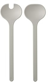 Mepal – Salatbesteck 2-teilig Silueta – Spülmaschinenfest – Salatbesteck – Salatgabel und Löffel – Nordic white