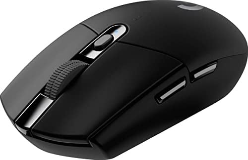 Logitech G G305 LIGHTSPEED kabellose Gaming-Maus mit HERO 12K DPI Sensor, Wireless Verbindung, 6 programmierbare Tasten, 250 Stunden Akkulaufzeit, Leichtgewicht, PC/Mac - Schwarz