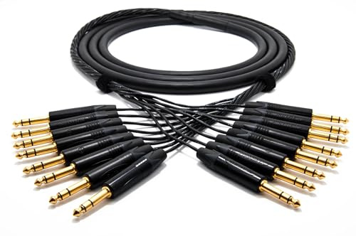 enoaudio Mogami 2932 8 Multicore Analog Kabel | Neutrik Gold 6,3mm TRS klinke | HiFi, 7,0 m