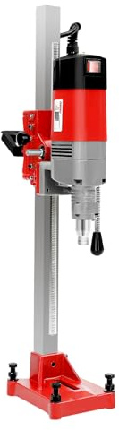 MEHOOSPVN Kernbohrmaschine M22 Nass Diamantkernbohrmaschine 0-165mm Bohrdurchmesser, handgeführtes Diamant-Kernbohrgerät mit Bohrständer 2300W Beton-Kernbohrer für Beton Diamantbohrkronen Bohrmaschine