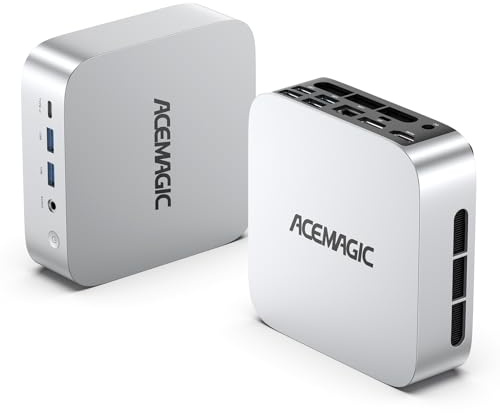 ACEMAGIC K1 Mini PC, Intel Core i5-12600H (4.5GHz,12C/16T), 16GB DDR4 512GB SSD Windows 11 Pro, 4K Triple Display, WiFi 6, Bluetooth 5.2, Mini Desktop Computer für Büro & Home-Office, Business