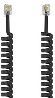 Hama Hörerkabel, Modular-Stecker 4p4c - Modular-Stecker 4p4c, 1,5 m