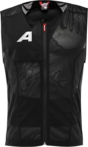 ALPINA PROSHIELD Men - Rückenprotektor für Männer, Atmungsaktiv & Anpassbar, Schutzweste für Ski- & Wintersport, Schwarz - XL
