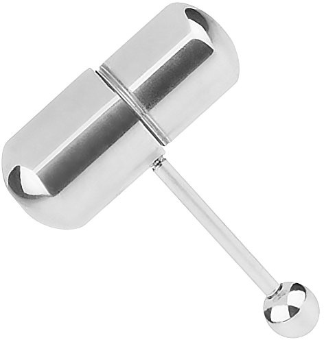 Piersando Piercing Zunge Intim Oral Ohr Tragus Zungenpiercing Ohrpiercing Stecker Stab Vibrierendes Fun Intim Barbell
