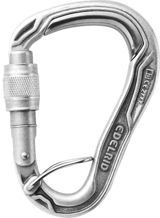 EDELRID Unisex – Erwachsene HMS Bulletproof Screw FG Eco Karabiner, one Size