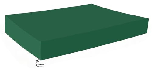 Sandkasten Abdeckung Wasserdicht 210D Oxford-Stoff Abdeckung Sandkasten Staubdicht Abdeckplane Sandkasten Sandkastenabdeckung mit Kordelzug für Sandkasten Garten (Grün, 120 * 120 * 20cm)
