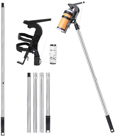 SprüHdosen VerläNgerung Mit Teleskopstange Thread 3/4(2,4m) | Sprühdosen Verlängerungsstangen Adapter| Einstellbarer Winkel SprüHstange FüR Wespenschaum/Wespenspray Spray