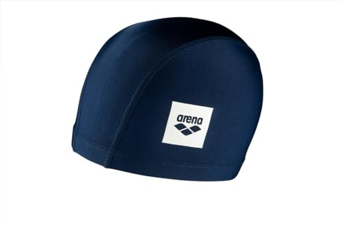 ARENA Unix II Unisex Stoff-Badekappe, Schwimmkappe für Frauen und Männer, Schnelltrocknende Badekappe aus Stretchstoff, Weiche und Strapazierfähige Schwimmkappe