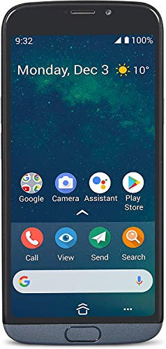 Doro 8050 Smartphone für Senioren mit 5,4-Zoll-Display und GPS-Ortung (Stahl) (13 MP, entsperrt)