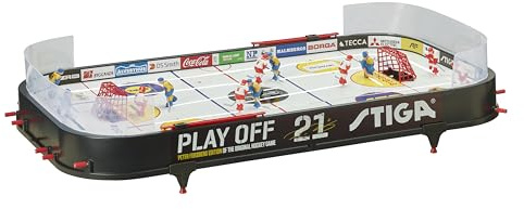 STIGA Eishockey Tischspiel Playoff 21 Hockey Spiel für Kinder und Erwachsene